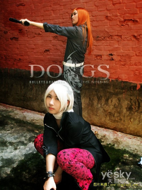 《狗-DOGS-》白发＋眼罩君COSPLAY
