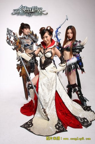 《QQ幻想世界》美女coser惊艳嘉年华