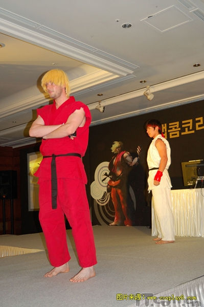 《超级街霸4》韩国宣传活动Cosplay秀