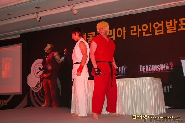 《超级街霸4》韩国宣传活动Cosplay秀