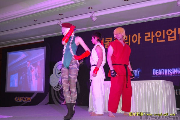 《超级街霸4》韩国宣传活动Cosplay秀