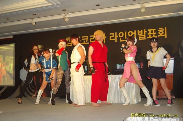 《超级街霸4》韩国宣传活动Cosplay秀