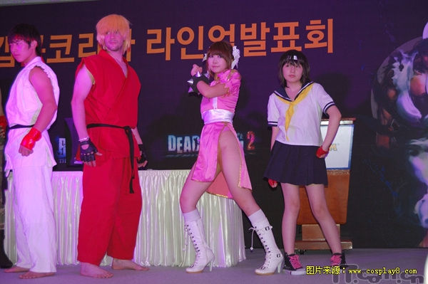《超级街霸4》韩国宣传活动Cosplay秀