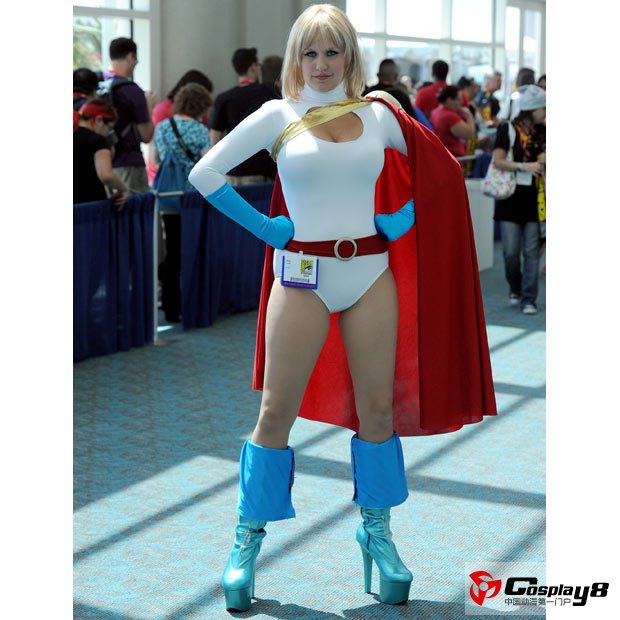 Ashton Larson poses during Day 1 of Comic Con 2011