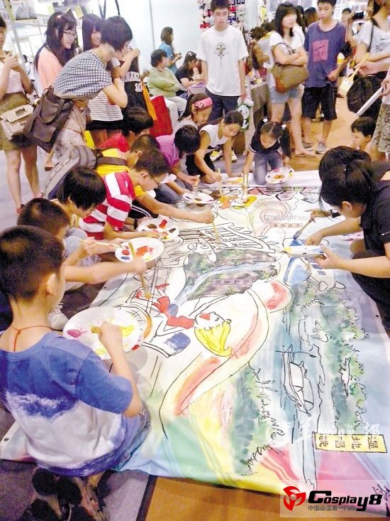 书香正浓处动漫节开幕