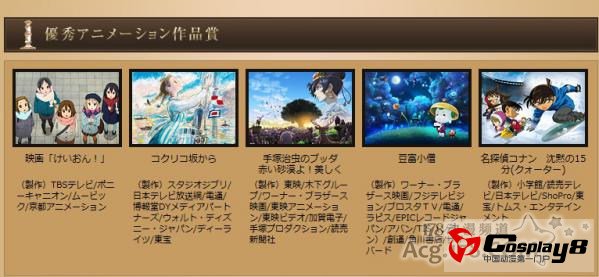 《轻音！》剧场版入围日本奥斯卡电影学院奖