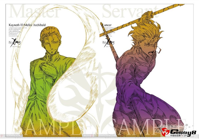《Fate/Zero》奉上全部七个阵营的铅笔稿插图