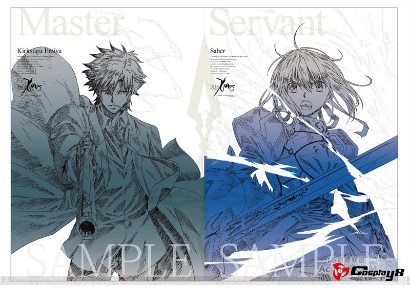 《Fate/Zero》奉上全部七个阵营的铅笔稿插图
