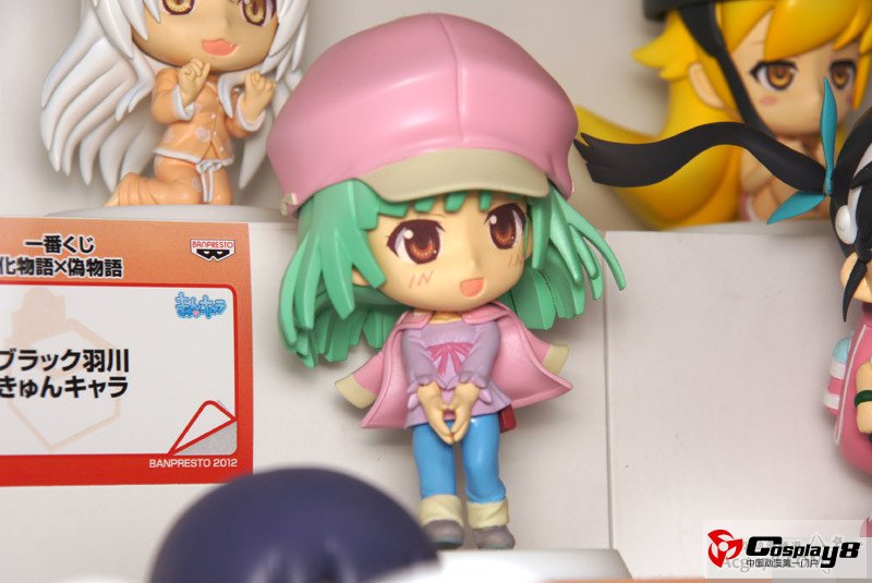 知名玩具商万代展出《伪物语》赠品