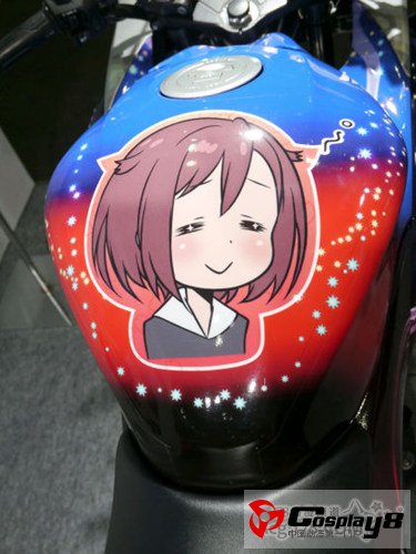 本田展示《one off》女主角汐崎春乃为主题的痛车