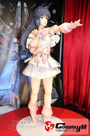 30周年纪念 超时空要塞博览会展出女武神战机模型