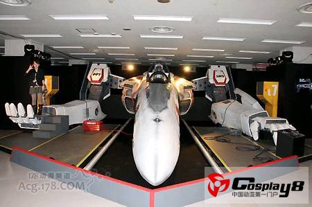 30周年纪念 超时空要塞博览会展出女武神战机模型