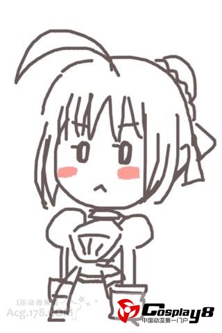 久宇舞弥配音恒松步涂鸦的Fate/Zero角色可爱Q版