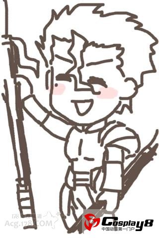 久宇舞弥配音恒松步涂鸦的Fate/Zero角色可爱Q版