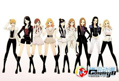 “少女时代”等将在漫画中实名登场