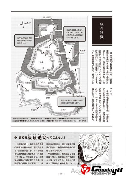 11区名城拟人本《城BL》武将X城CP登场