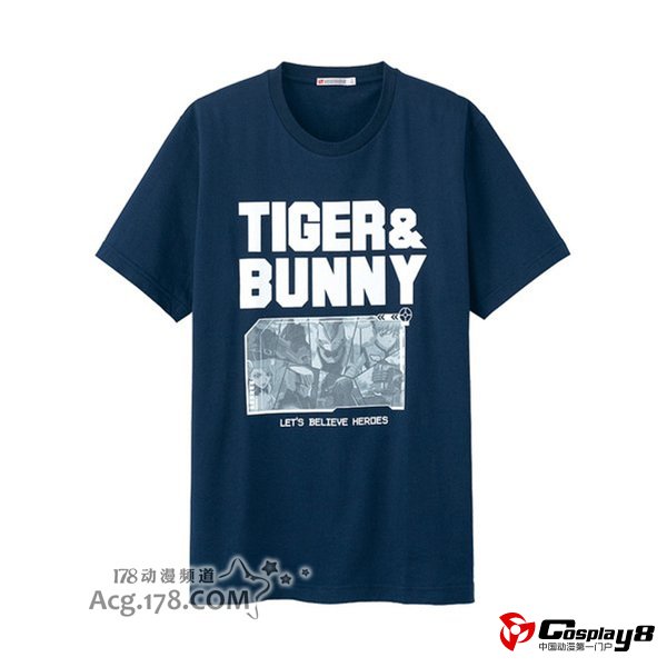 优衣库推出《TIGER&BUNNY》基友英雄传印花T恤