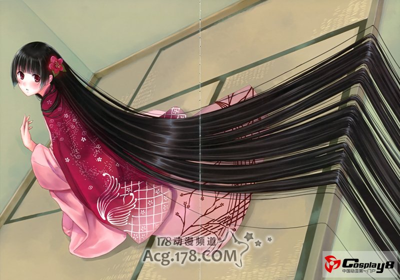 C82美少女插图本《黑发VS白发》
