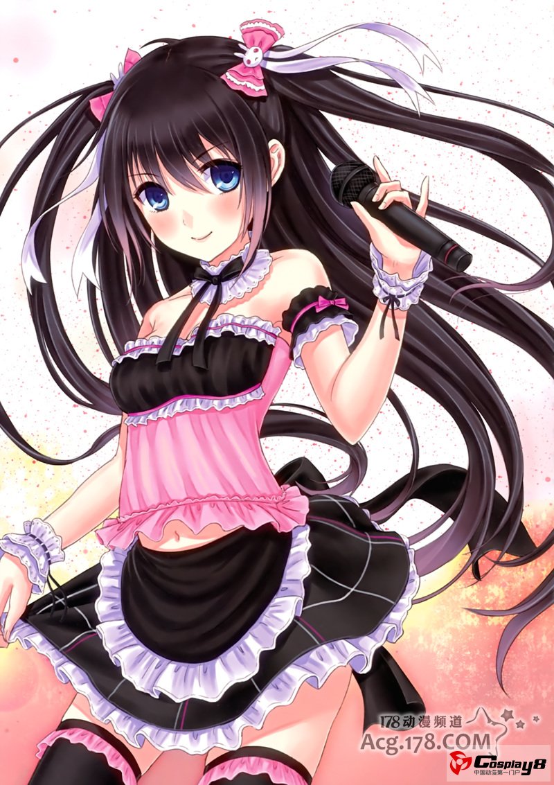 C82美少女插图本《黑发VS白发》
