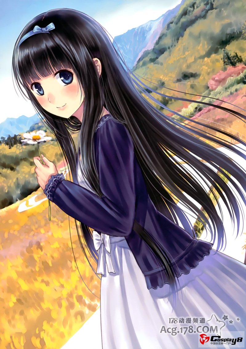 C82美少女插图本《黑发VS白发》