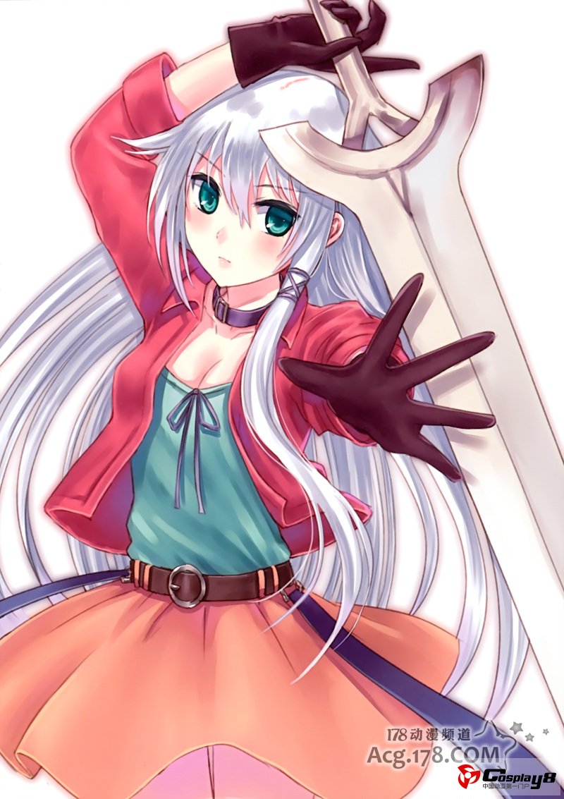 C82美少女插图本《黑发VS白发》