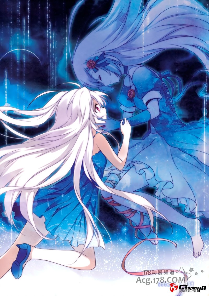 C82美少女插图本《黑发VS白发》