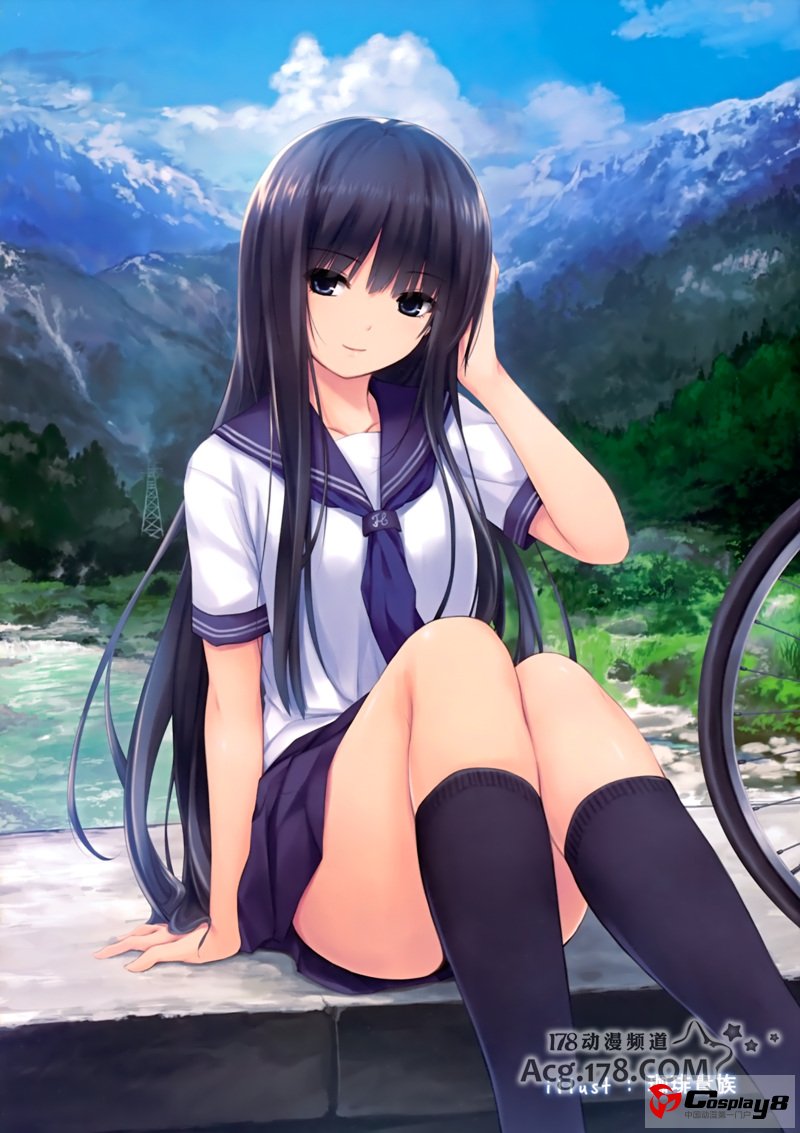 C82美少女插图本《黑发VS白发》