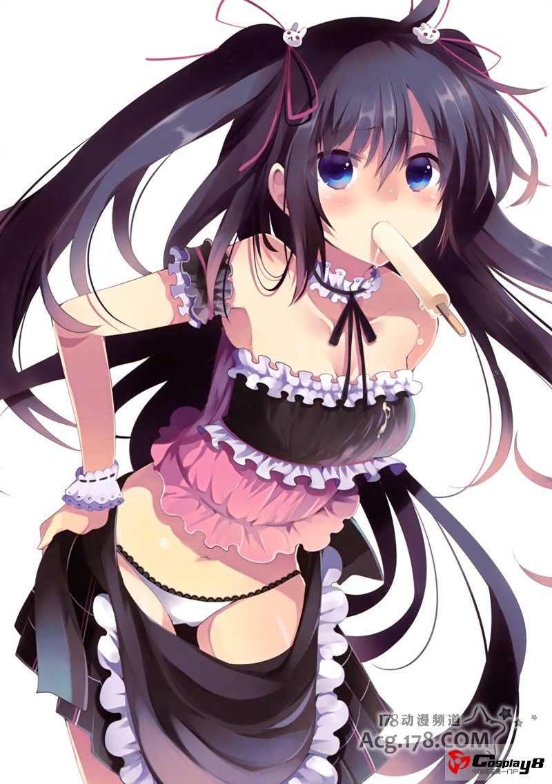 C82美少女插图本《黑发VS白发》