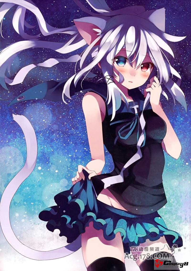 C82美少女插图本《黑发VS白发》