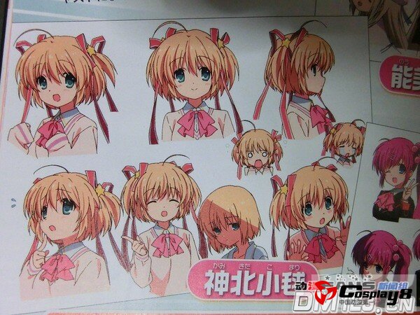 秋季新番《Little Busters!》动画版全彩人设图