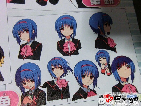 秋季新番《Little Busters!》动画版全彩人设图