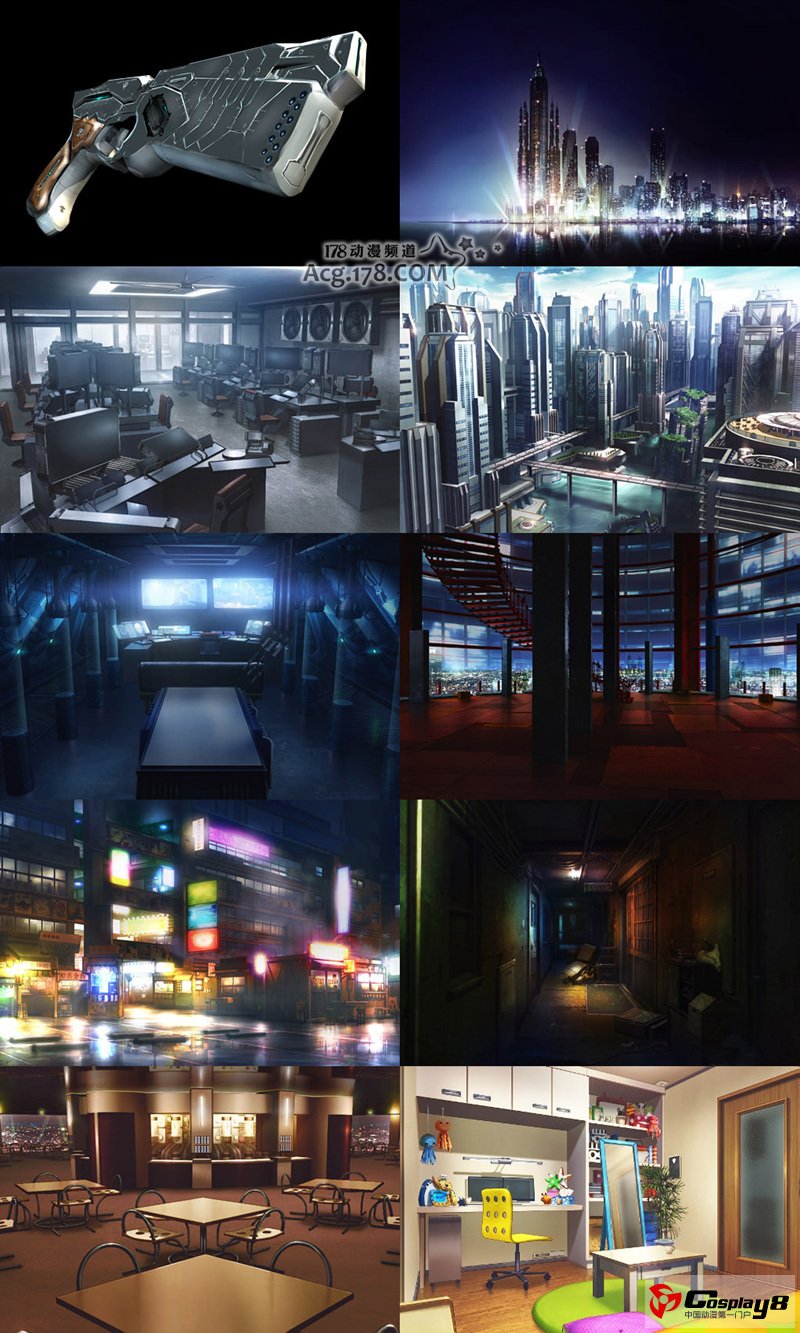 10月新番《PSYCHO-PASS》动画人设和背景公开