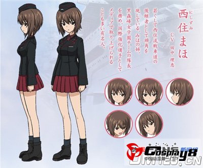 10月新番《少女与战车》新增角色人设和声优