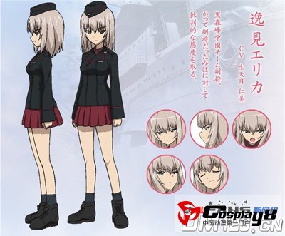 10月新番《少女与战车》新增角色人设和声优