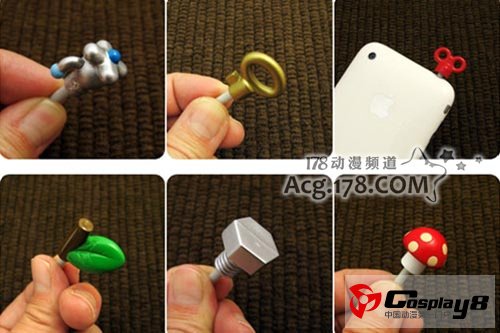 卖萌!iPhone耳机孔防尘塞特辑
