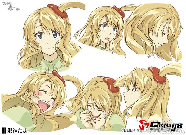 《锁锁美同学@提不起劲》官网更新彩色人设
