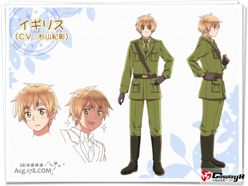 国家拟人动画《黑塔利亚》第5季声优沿用前几季