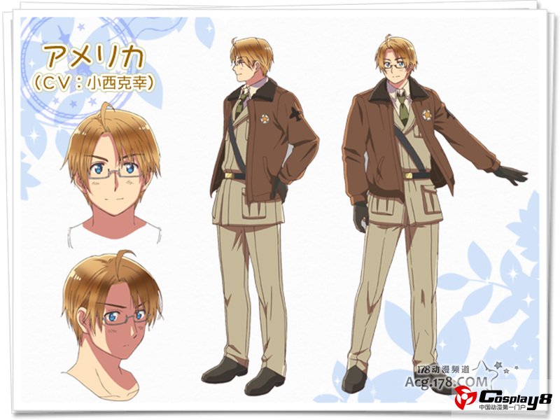 国家拟人动画《黑塔利亚》第5季声优沿用前几季