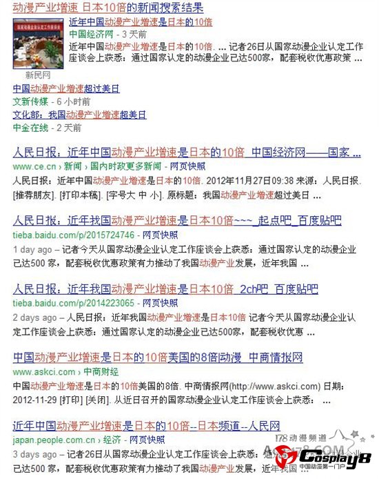 中国动漫产业以日本十倍速度发展 网友激烈吐槽