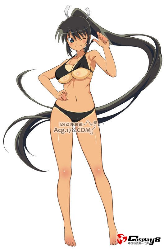 新一代乳摇番《闪乱神乐》主角泳装人设图公开