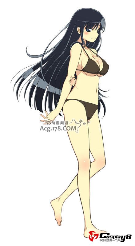 新一代乳摇番《闪乱神乐》主角泳装人设图公开