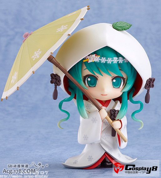 奸笑社将发售花嫁白无垢版雪初音黏土小人
