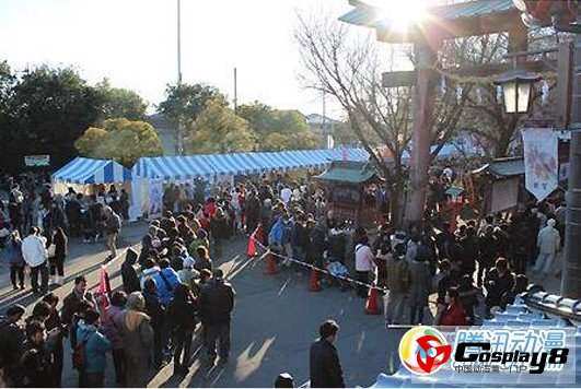 人气动画《幸运星》鹫宫神社参拜人数47万人次