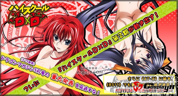 TV动画《High School D×D》将有重大发表