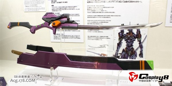 日本冈崎市的新世纪福音战士与日本刀展现场