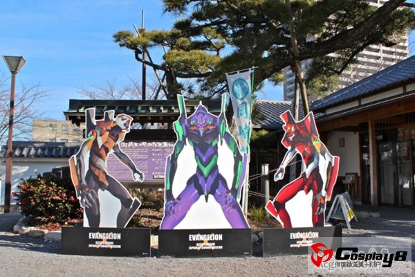 日本冈崎市的新世纪福音战士与日本刀展现场