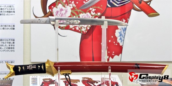 日本冈崎市的新世纪福音战士与日本刀展现场