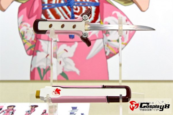 日本冈崎市的新世纪福音战士与日本刀展现场