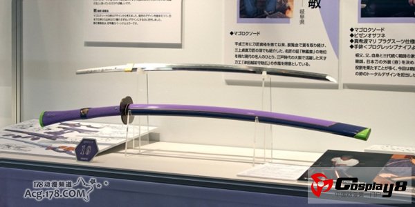 日本冈崎市的新世纪福音战士与日本刀展现场